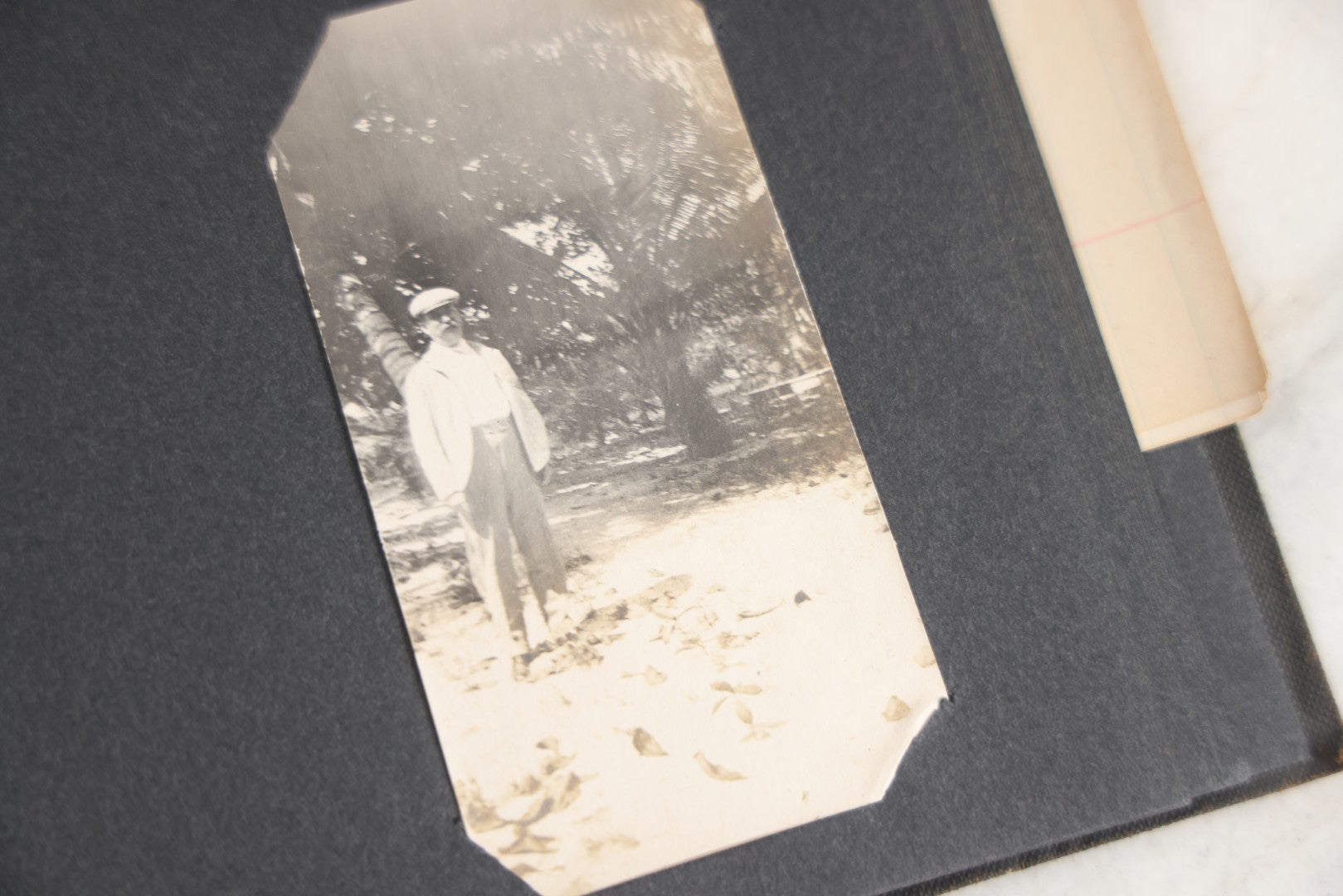 Lot 118 - Antique Snapshot Photo Album, Containing Approximately 30 Photographs, Travel Photo Album With Photos Of Trip To Nassau, Bahamas, February And March 1903, Including Photos On Ship