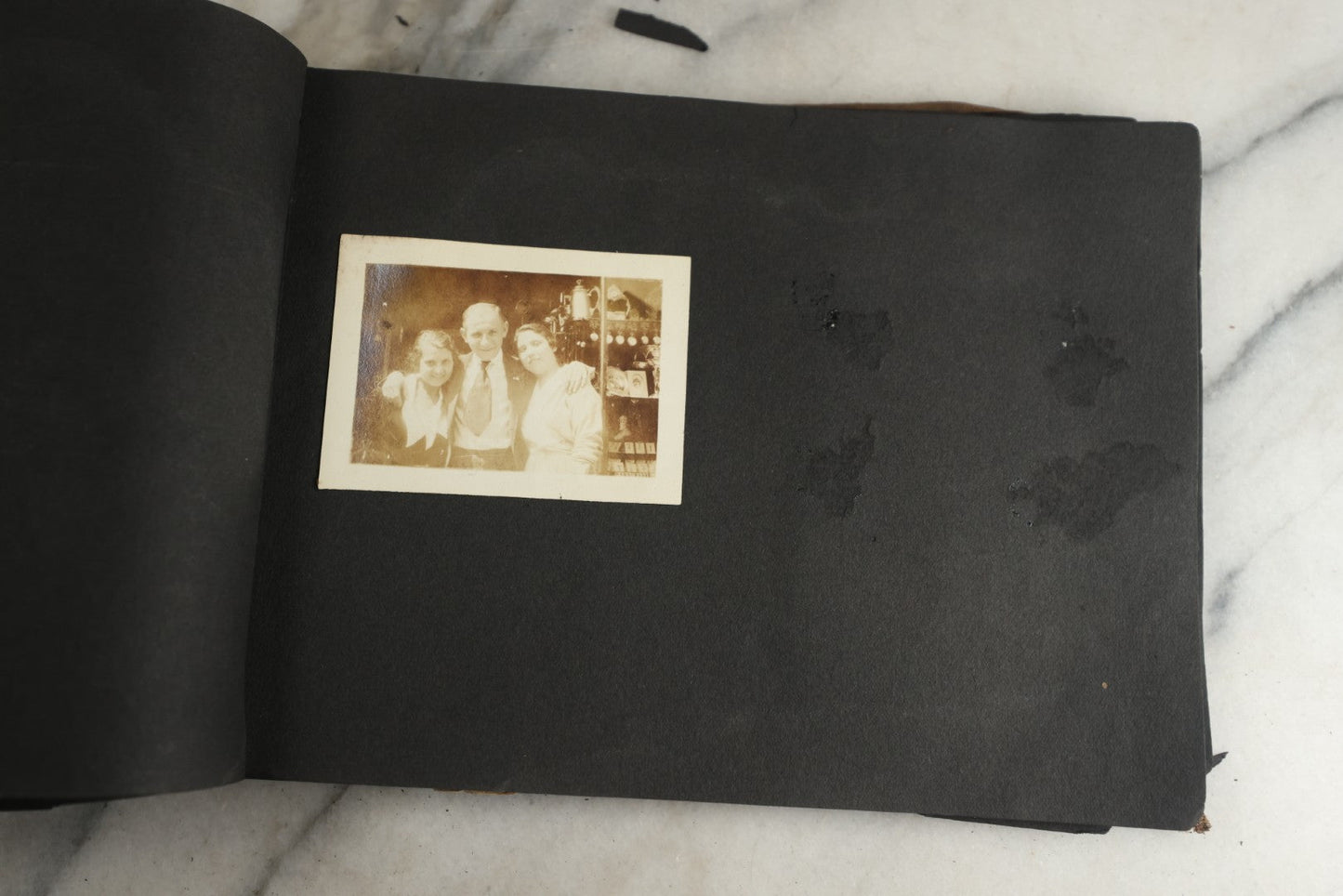 Lot 119 - Antique Snapshot Photo Album, Containing Approximately 100 Photographs With Captions, College Students, Fraternity Members, Scenes At The Beach, Early Swimwear, Circa 1915
