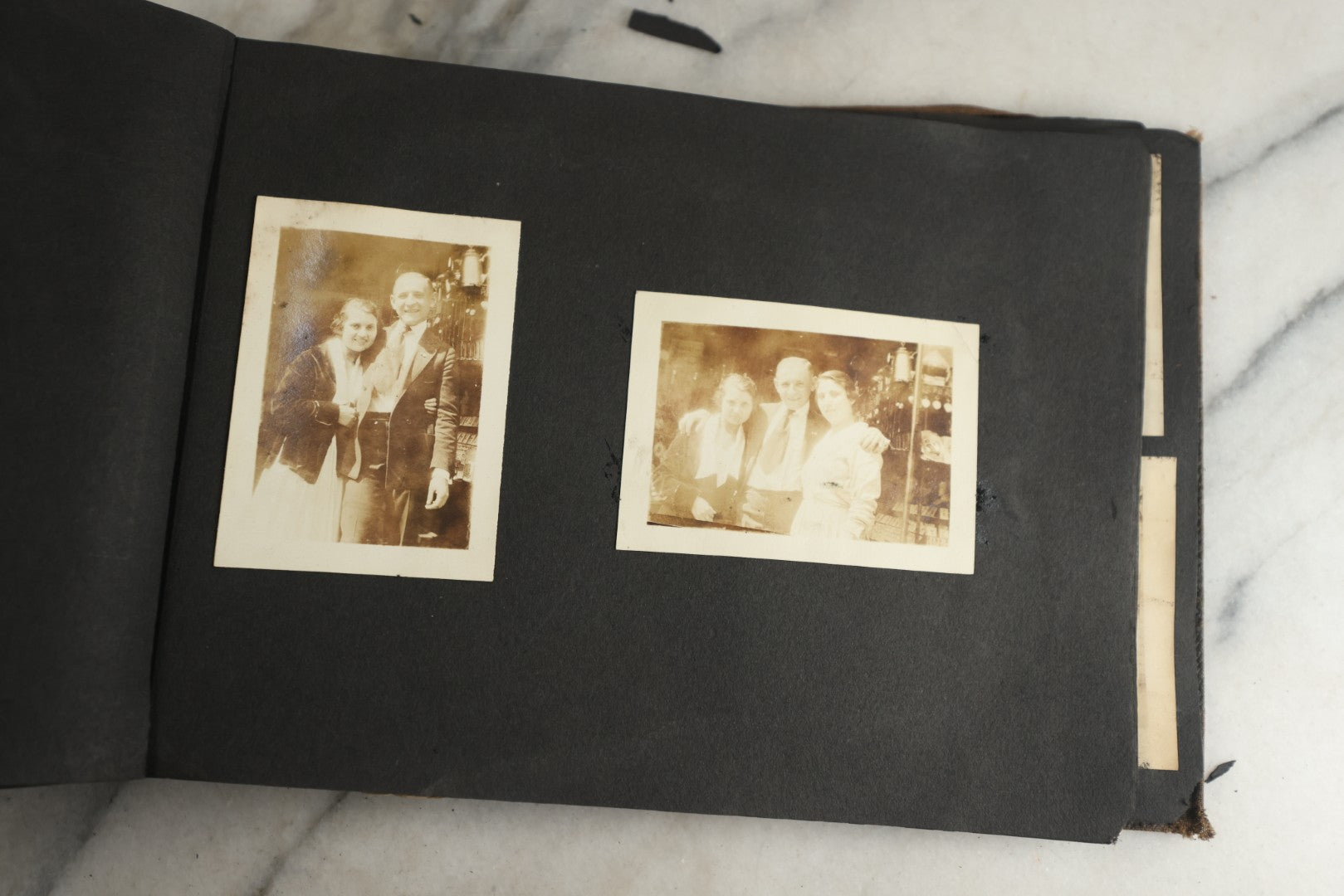 Lot 119 - Antique Snapshot Photo Album, Containing Approximately 100 Photographs With Captions, College Students, Fraternity Members, Scenes At The Beach, Early Swimwear, Circa 1915