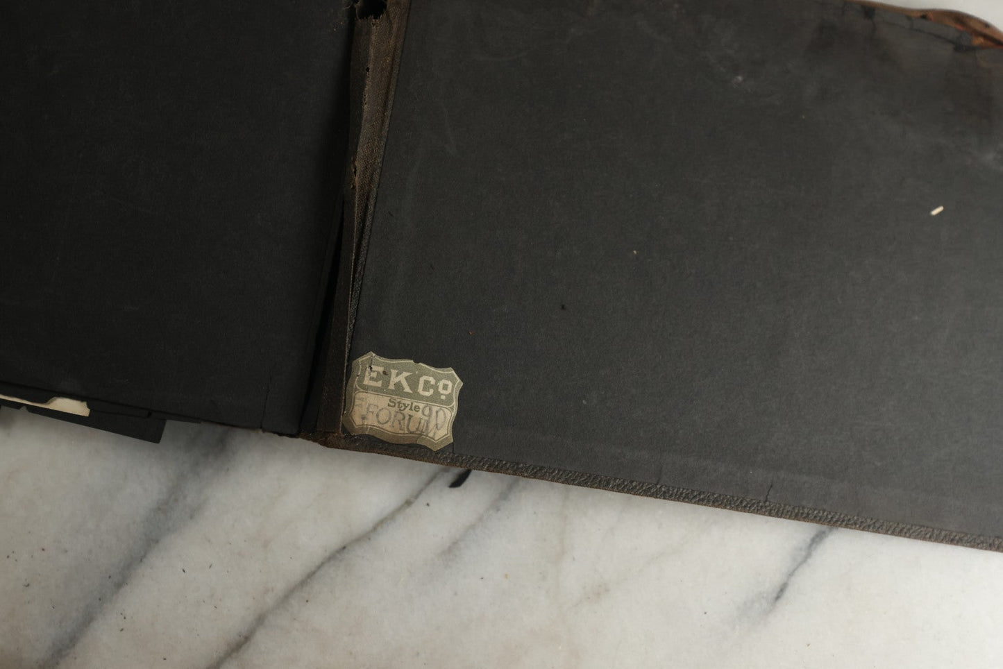 Lot 119 - Antique Snapshot Photo Album, Containing Approximately 100 Photographs With Captions, College Students, Fraternity Members, Scenes At The Beach, Early Swimwear, Circa 1915