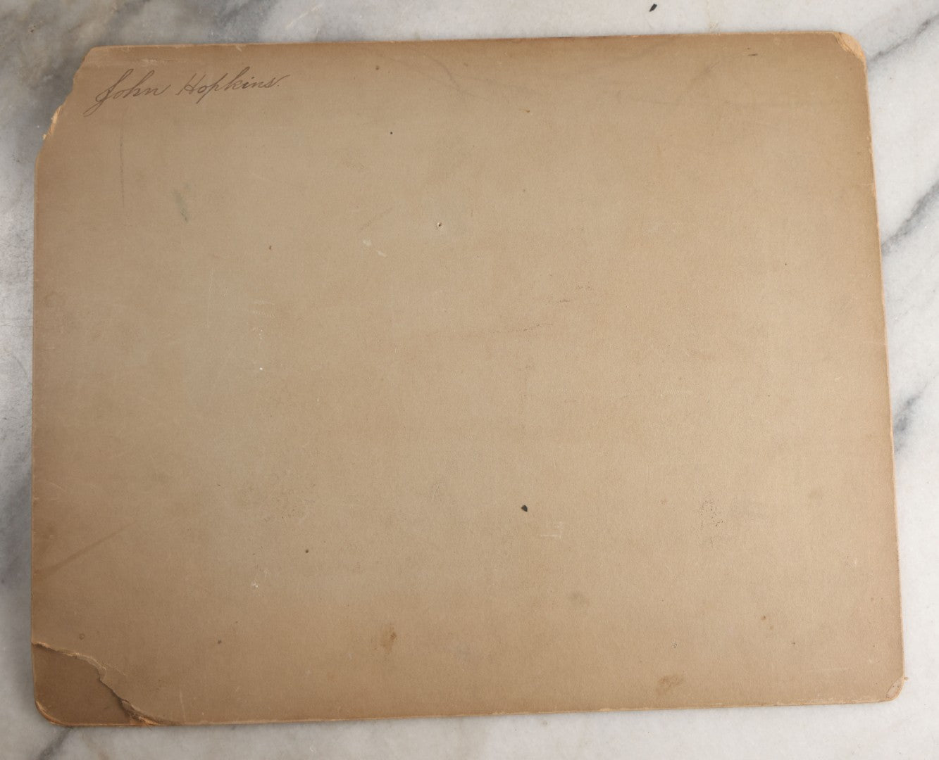 Lot 123 - Antique Boarded Photograph Of A Parade, Likely Fourth Of July, Including Man In Uncle Sam Costume Horseback Mounted Military, Onlookers, American Flags, Downtown Area, Possibly Baltimore Maryland, Verso Marked John Hopkins