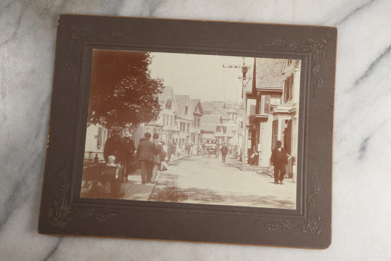 Lot 127 - Pair Of Antique Boarded Photographs Of Provincetown, Cape Cod, Massachusetts, Include Gifford House