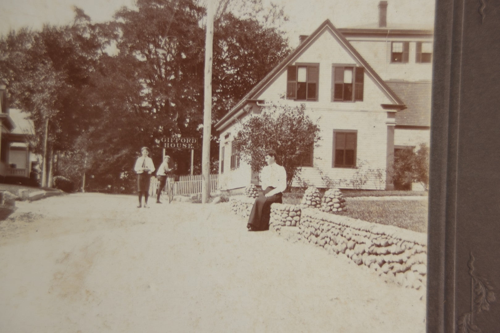 Lot 127 - Pair Of Antique Boarded Photographs Of Provincetown, Cape Cod, Massachusetts, Include Gifford House