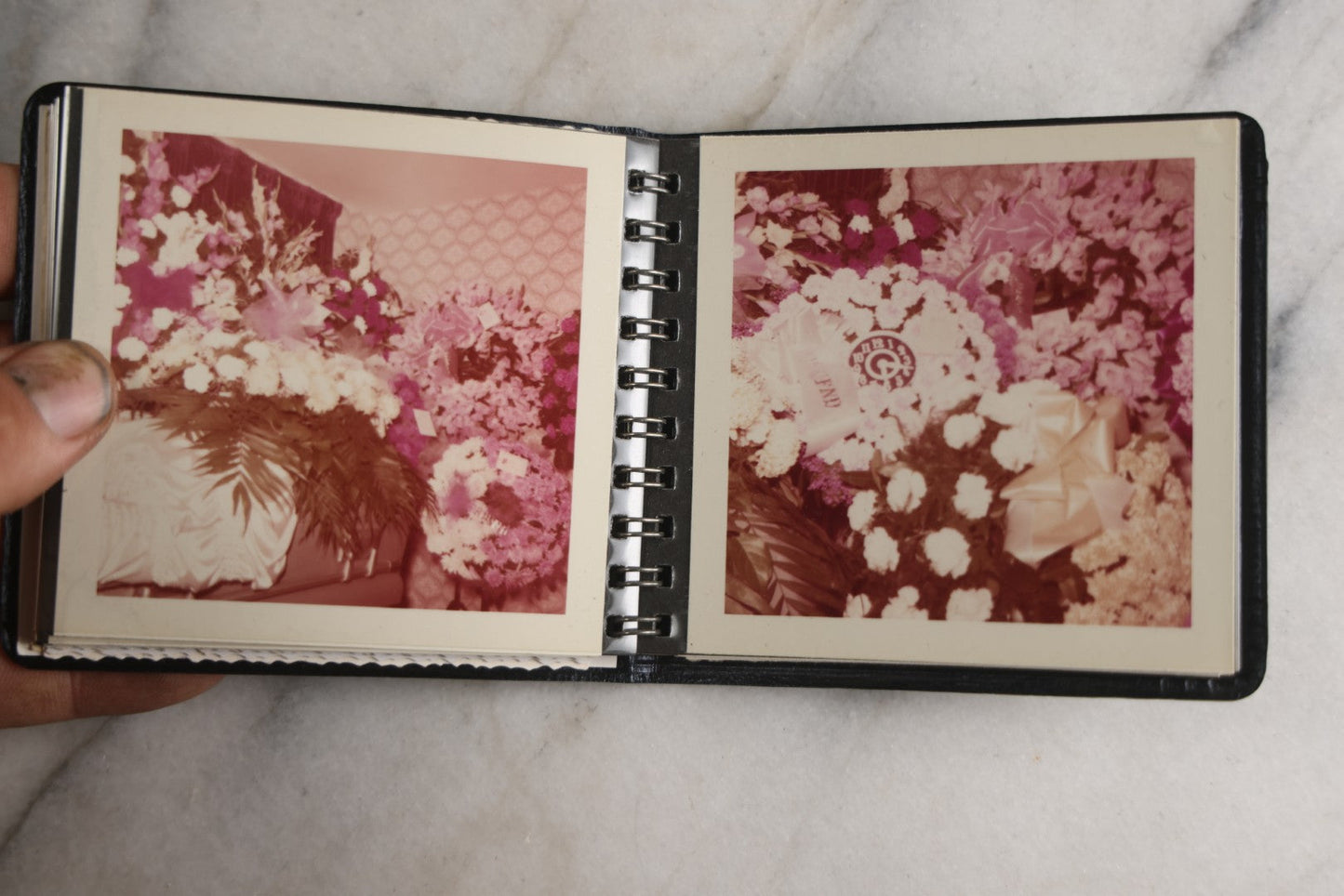 Lot 133 - Vintage Snapshot Photo Album With Photos Of The Funeral Of An Old Man