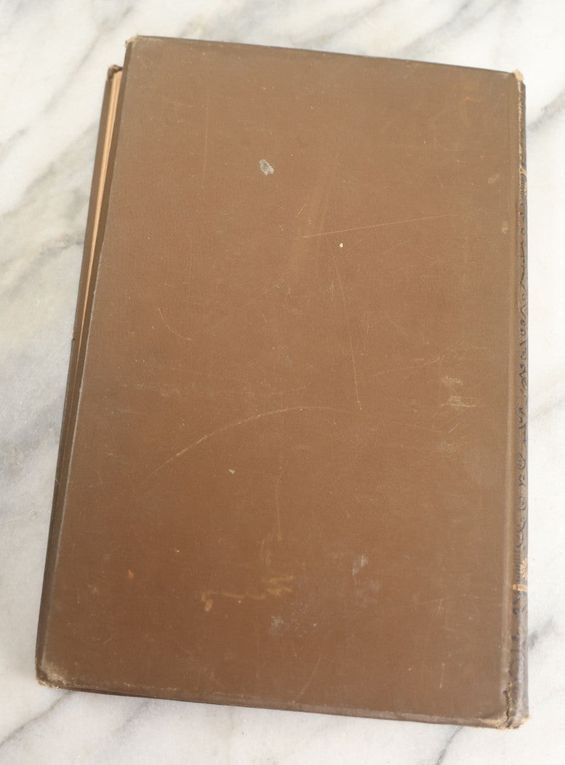 Lot 134 - "The Lady Of The Lake" Antique Poetry Book By Sir Walter Scott, Illustrated, Decorative Brown Cloth Boards With Red And Black Floral And Scroll Design, Gilt Title Panel, Nims & Knight, Publishers, Troy, N.Y., 1884