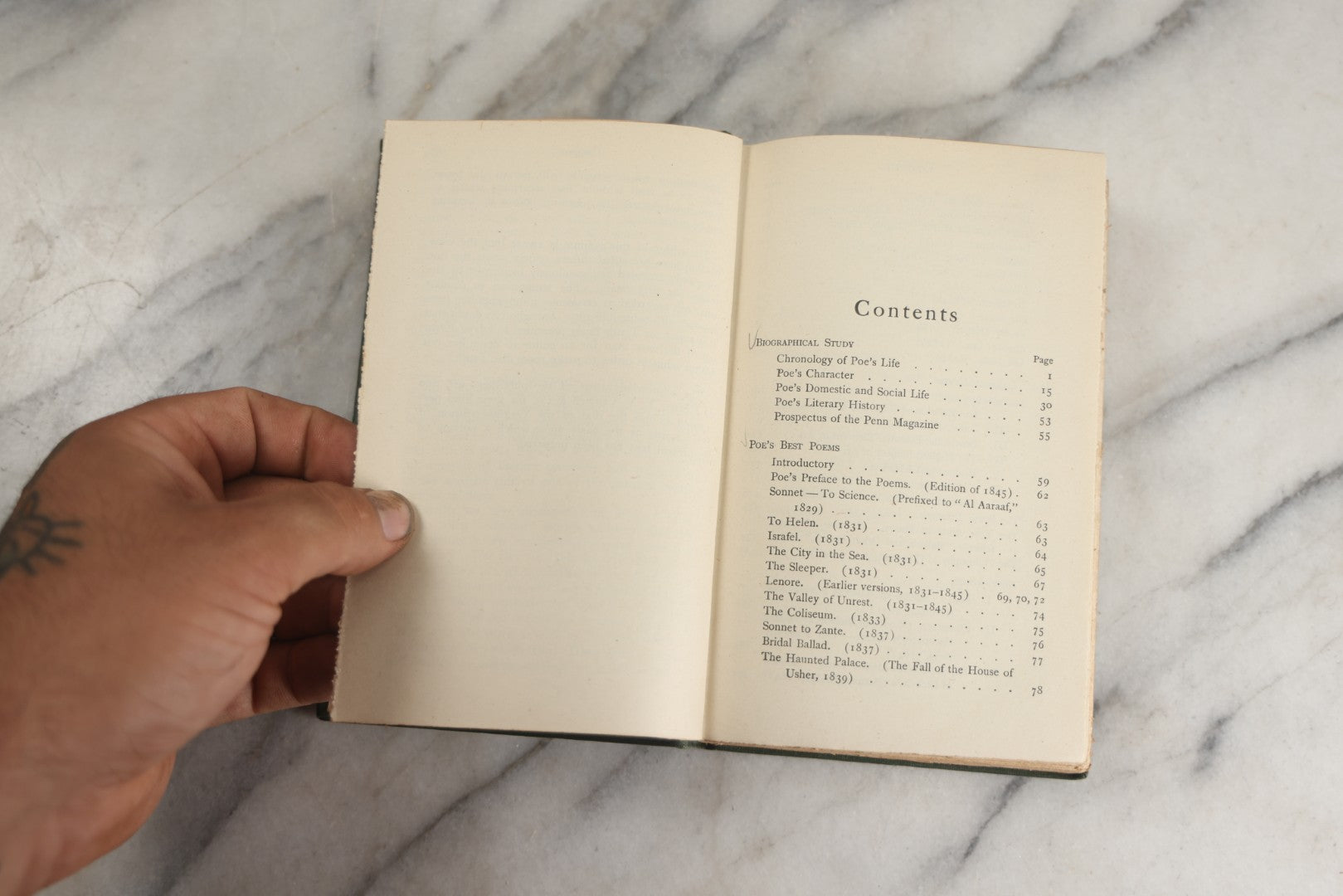 Lot 136 - "The Best Poems And Essays Of Edgar Allan Poe" Antique Book Edited By Sherwin Cody, With Frontispiece Photo Of Zolnav Bust Of Poe, Gilded Fore-Edge A.C. Mcclurg & Company, Publishers, Chicago, 1916