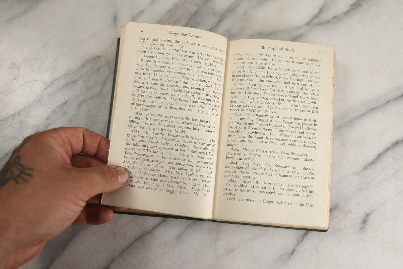 Lot 136 - "The Best Poems And Essays Of Edgar Allan Poe" Antique Book Edited By Sherwin Cody, With Frontispiece Photo Of Zolnav Bust Of Poe, Gilded Fore-Edge A.C. Mcclurg & Company, Publishers, Chicago, 1916