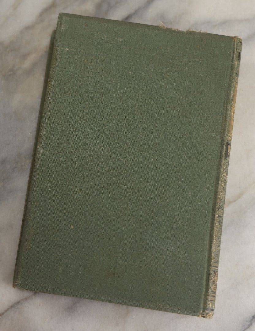 Lot 137 - "The Poetical Works Of Alfred Tennyson" Antique Poetry Book, Complete Illustrated Edition, Decorative Green Cloth Boards With Elaborate Gilt Floral And Geometric Design, Thomas Y. Crowell & Co., Publishers, New York, Circa Late 19th Century