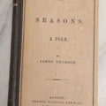 Lot 140 - "The Seasons, A Poem" Antique Poetry Book By James Thomson, Crosby, Nichols, Lee & Co., Publishers, Boston, Circa 1865