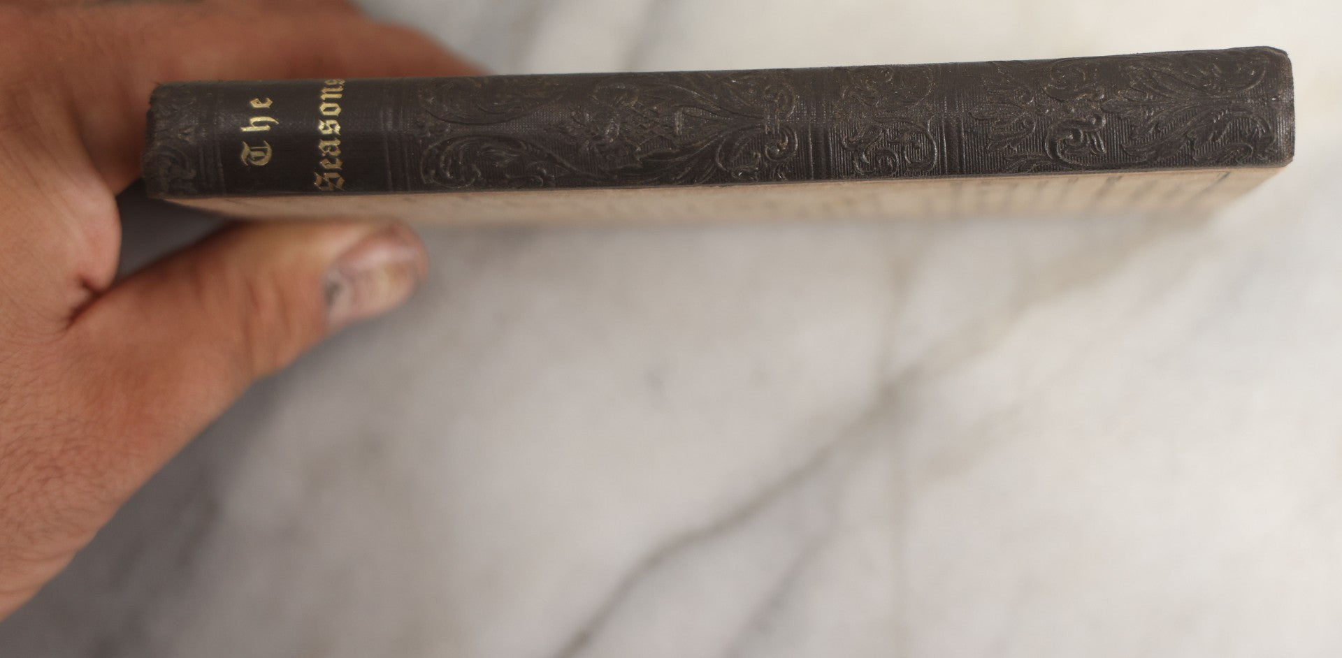 Lot 140 - "The Seasons, A Poem" Antique Poetry Book By James Thomson, Crosby, Nichols, Lee & Co., Publishers, Boston, Circa 1865