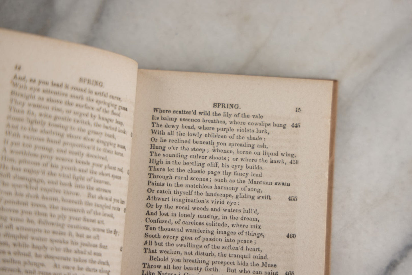 Lot 140 - "The Seasons, A Poem" Antique Poetry Book By James Thomson, Crosby, Nichols, Lee & Co., Publishers, Boston, Circa 1865