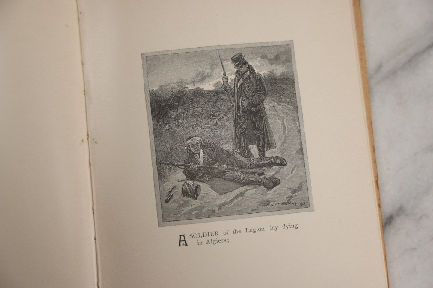 Lot 143 - "Bingen On The Rhine" Antique Book By Caroline E.S. Norton, Illustrated By W.T. Smedley, Fred B. Schell, Alfred Fredericks, Others, Decorative Silver And Gilt Pictorial Cover, Porter & Coates, Philadelphia, 1884