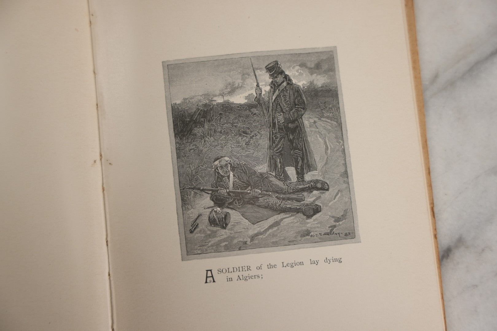 Lot 143 - "Bingen On The Rhine" Antique Book By Caroline E.S. Norton, Illustrated By W.T. Smedley, Fred B. Schell, Alfred Fredericks, Others, Decorative Silver And Gilt Pictorial Cover, Porter & Coates, Philadelphia, 1884