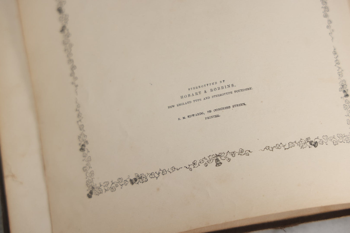Lot 145 - "Elegy Written In A Country Churchyard" Antique Poetry Book By Thomas Gray, Illustrated With Engravings, Daniel Webster Memorial, Decorative Brown Cloth Boards With Gilt Cartouche, W.P. Fetridge & Co., Publishers, New York And Boston, 1863