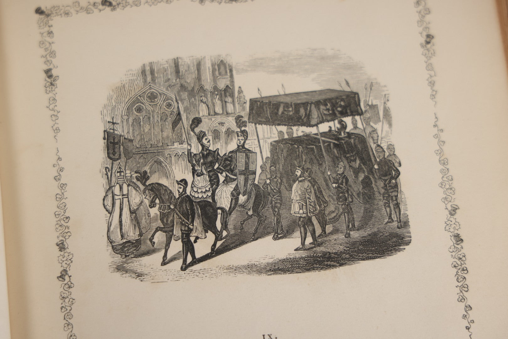 Lot 145 - "Elegy Written In A Country Churchyard" Antique Poetry Book By Thomas Gray, Illustrated With Engravings, Daniel Webster Memorial, Decorative Brown Cloth Boards With Gilt Cartouche, W.P. Fetridge & Co., Publishers, New York And Boston, 1874