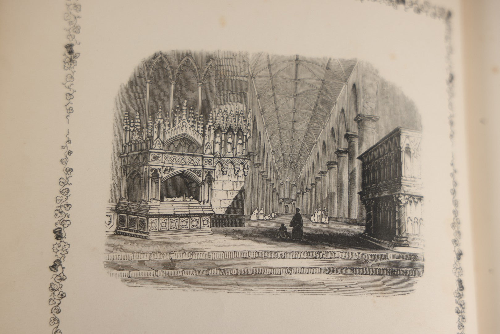 Lot 145 - "Elegy Written In A Country Churchyard" Antique Poetry Book By Thomas Gray, Illustrated With Engravings, Daniel Webster Memorial, Decorative Brown Cloth Boards With Gilt Cartouche, W.P. Fetridge & Co., Publishers, New York And Boston, 1875