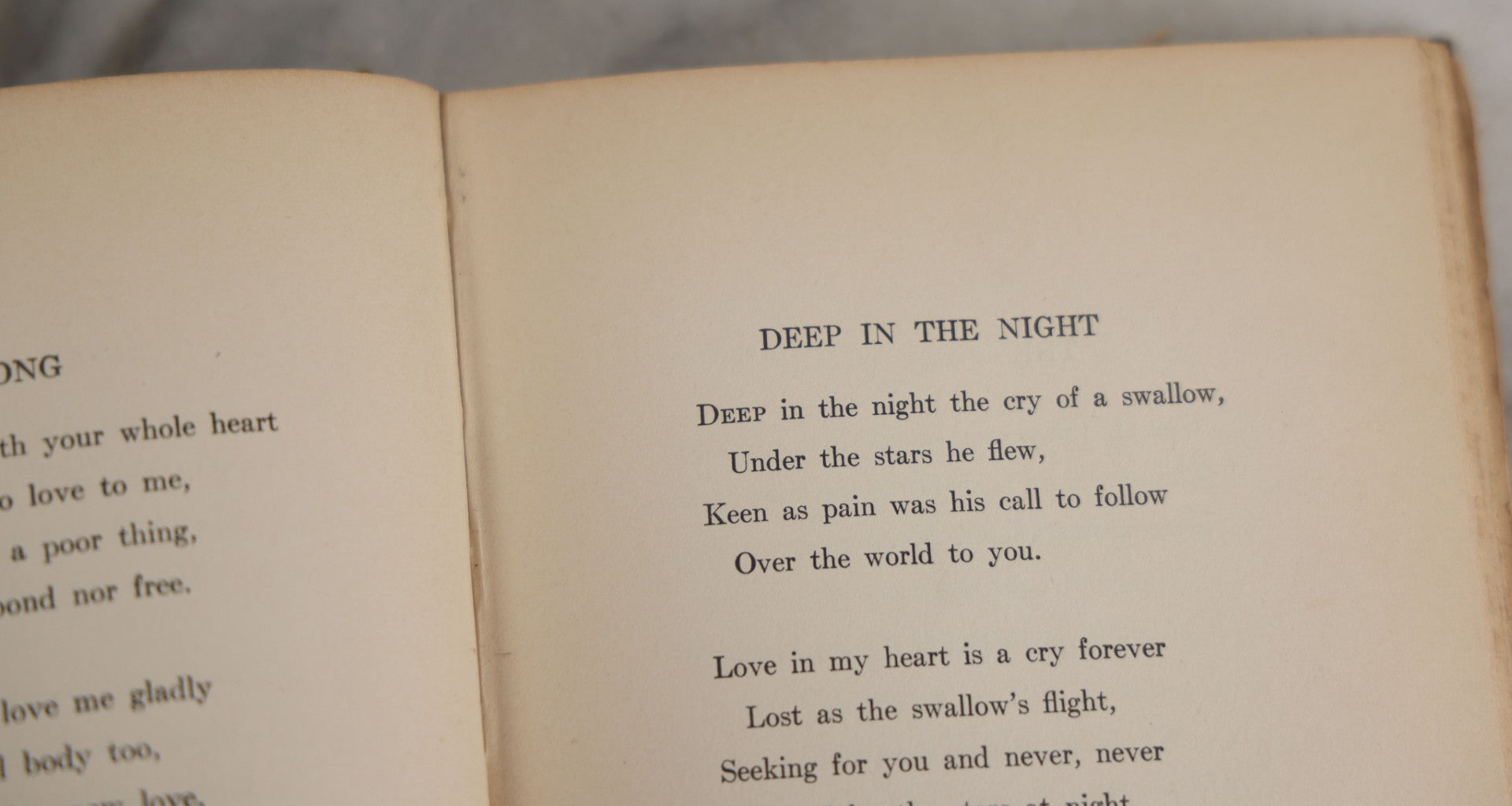 Lot 146 - "Rivers To The Sea" Antique Poetry Book By Sara Teasdale, Blue Cloth Boards With Gilt Title And Border, The Macmillan Company, New York, 1916 (Copyright 1915, Reprinted February 1916)