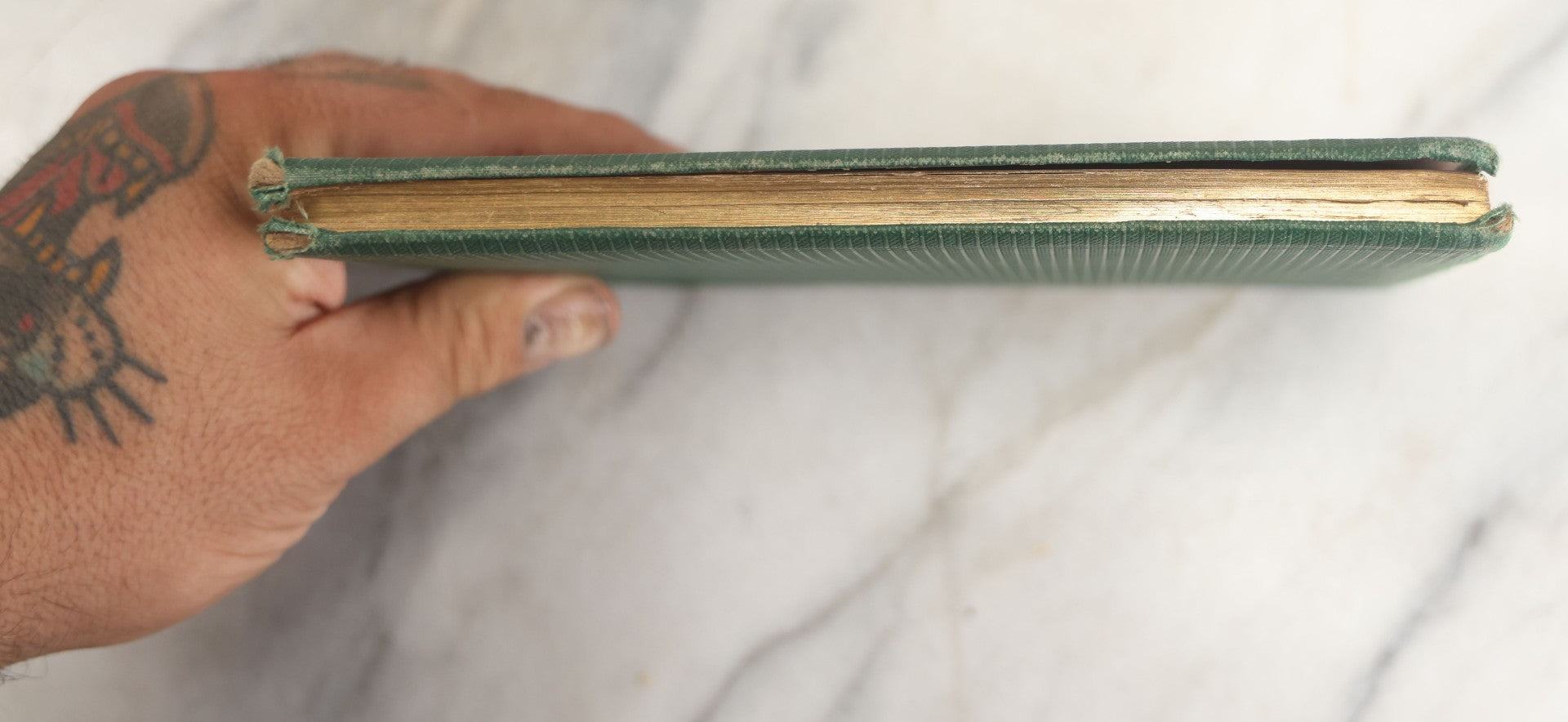 Lot 147 - "Enoch Arden" Antique Poetry Book By Alfred Tennyson, Illustrated With Engravings, Green Cloth Boards With Gilt Title And Nautical Motif, J.E. Tilton And Company, Publishers, Boston, 1865