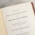 Lot 148 - "Flower, Fruit And Thorn Pieces: Married Life, Death, And Wedding" Antique Book By Jean Paul Friedrich Richter, Translated From The German By Edward Henry Noel, Second Series, James Munro And Company, Publisher, Boston, 1845
