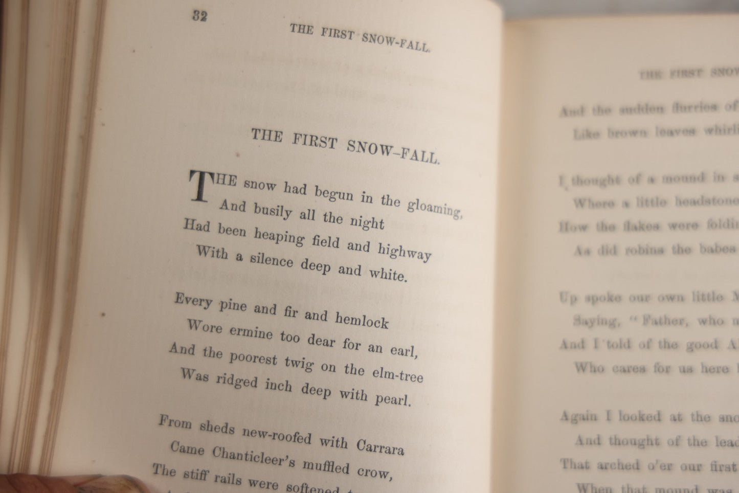Lot 149 - "Under The Willows And Other Poems" Antique Poetry Book By James Russell Lowell, Will Gilded Willow Tree Motif On Cover, Fields, Osgood, & Co., Publishers, Boston, 1869