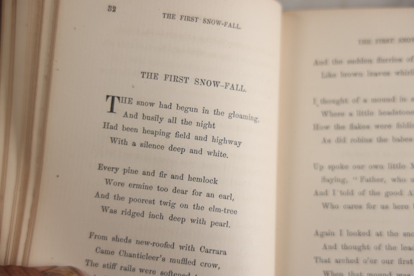 Lot 149 - "Under The Willows And Other Poems" Antique Poetry Book By James Russell Lowell, Will Gilded Willow Tree Motif On Cover, Fields, Osgood, & Co., Publishers, Boston, 1869
