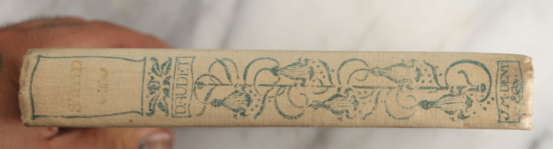 Lot 151 - "Sappho" Antique Book By Alphonse Daudet, Illustrated By Rossi, Myrbach, Etc., Translated By Henry Frith, Gilded Fore-Edge, J.M. Dent And Co., Publishers, London, , Circa 1895, Note Cover Board Warped, Heavy Foxing
