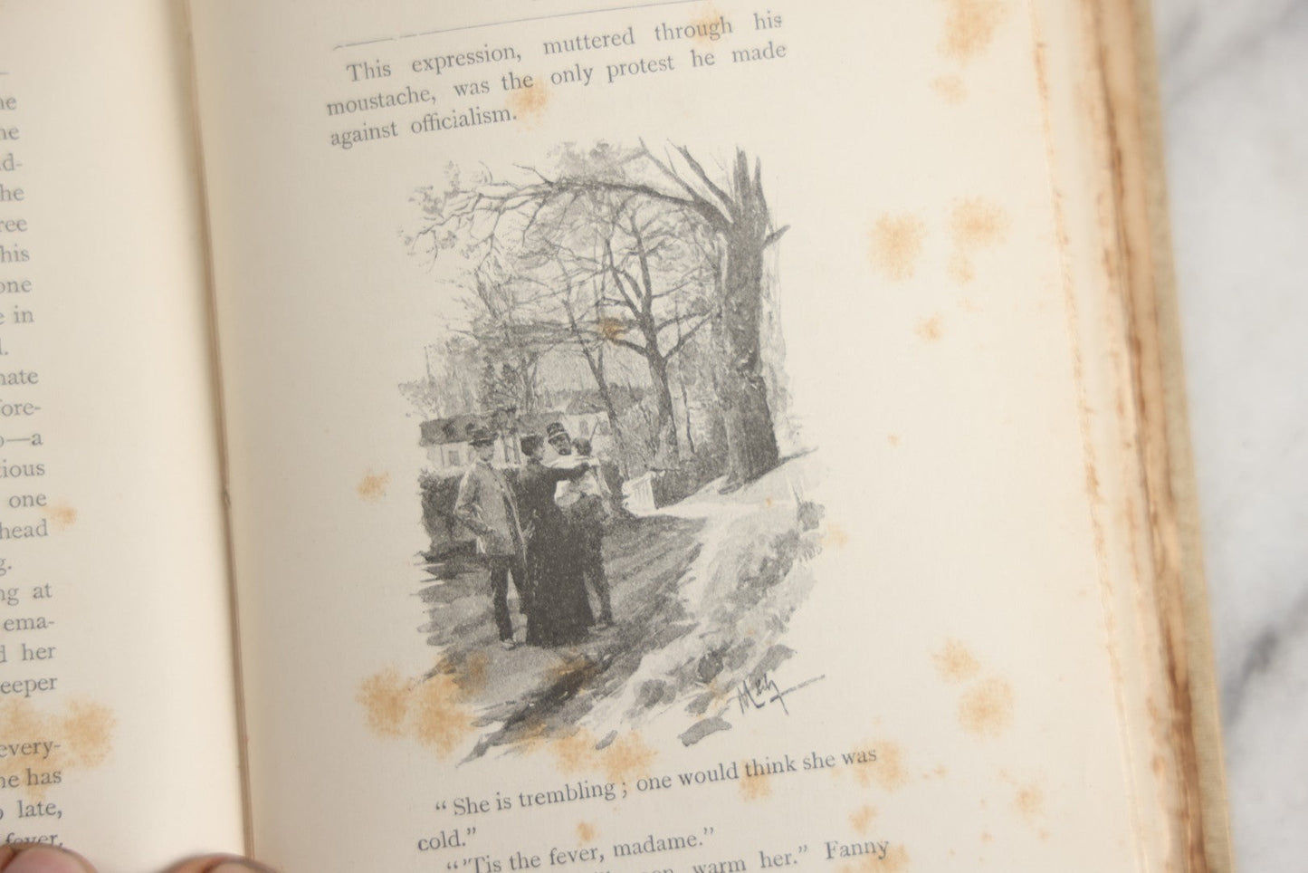 Lot 151 - "Sappho" Antique Book By Alphonse Daudet, Illustrated By Rossi, Myrbach, Etc., Translated By Henry Frith, Gilded Fore-Edge, J.M. Dent And Co., Publishers, London, , Circa 1895, Note Cover Board Warped, Heavy Foxing
