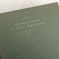 Lot 152 - "Further Poems Of Emily Dickinson" Vintage Poetry Book With Poems "Withheld From Publication By Her Sister Livnia," Edited By Her Niece, Martha Dickinson Bianchi And Alfred Leete Hampson, Little, Brown, And Company, Publishers, Boston, 1929