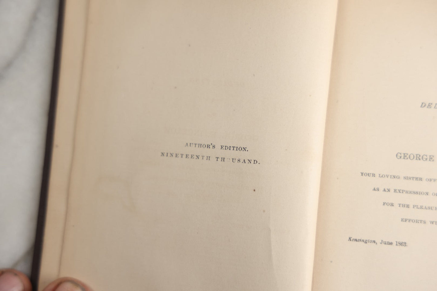 Lot 154 - "Poems" Antique Poetry Book By Jean Ingelow, Author's Edition, Roberts Brothers, Publishers, Boston, 1866