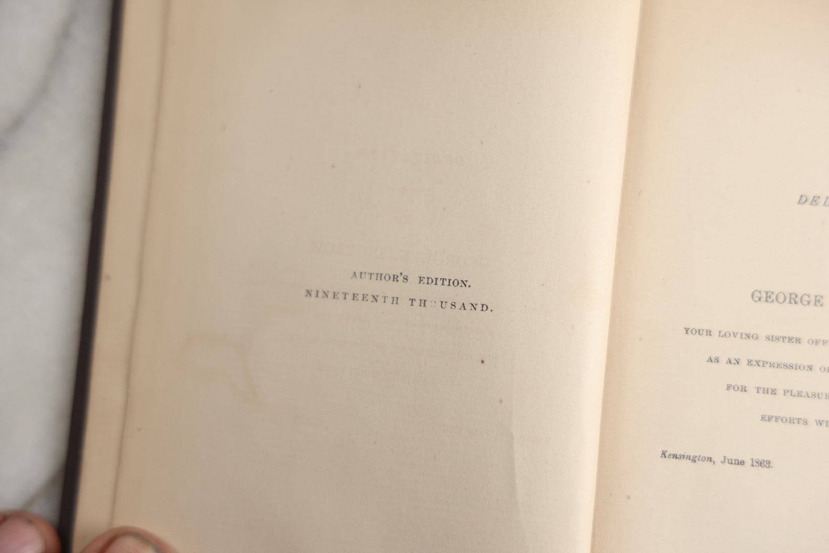 Lot 154 - "Poems" Antique Poetry Book By Jean Ingelow, Author's Edition, Roberts Brothers, Publishers, Boston, 1866