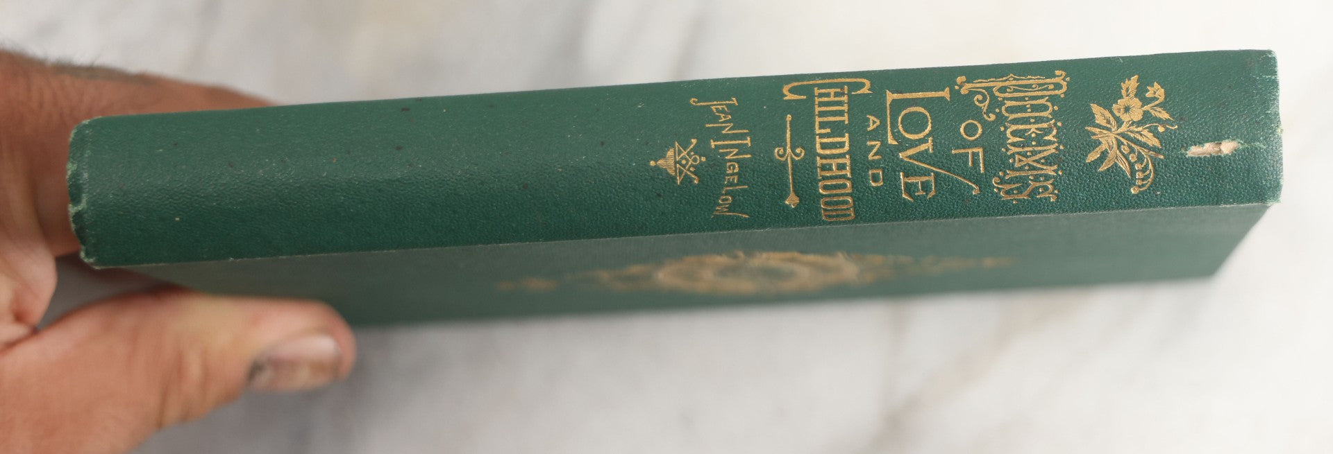Lot 155 - "The Monitions Of The Unseen, And Poems Of Love And Childhood" Antique Poetry Book By Jean Ingelow, Author's Edition, Roberts Brothers, Publishers, Boston, 1871