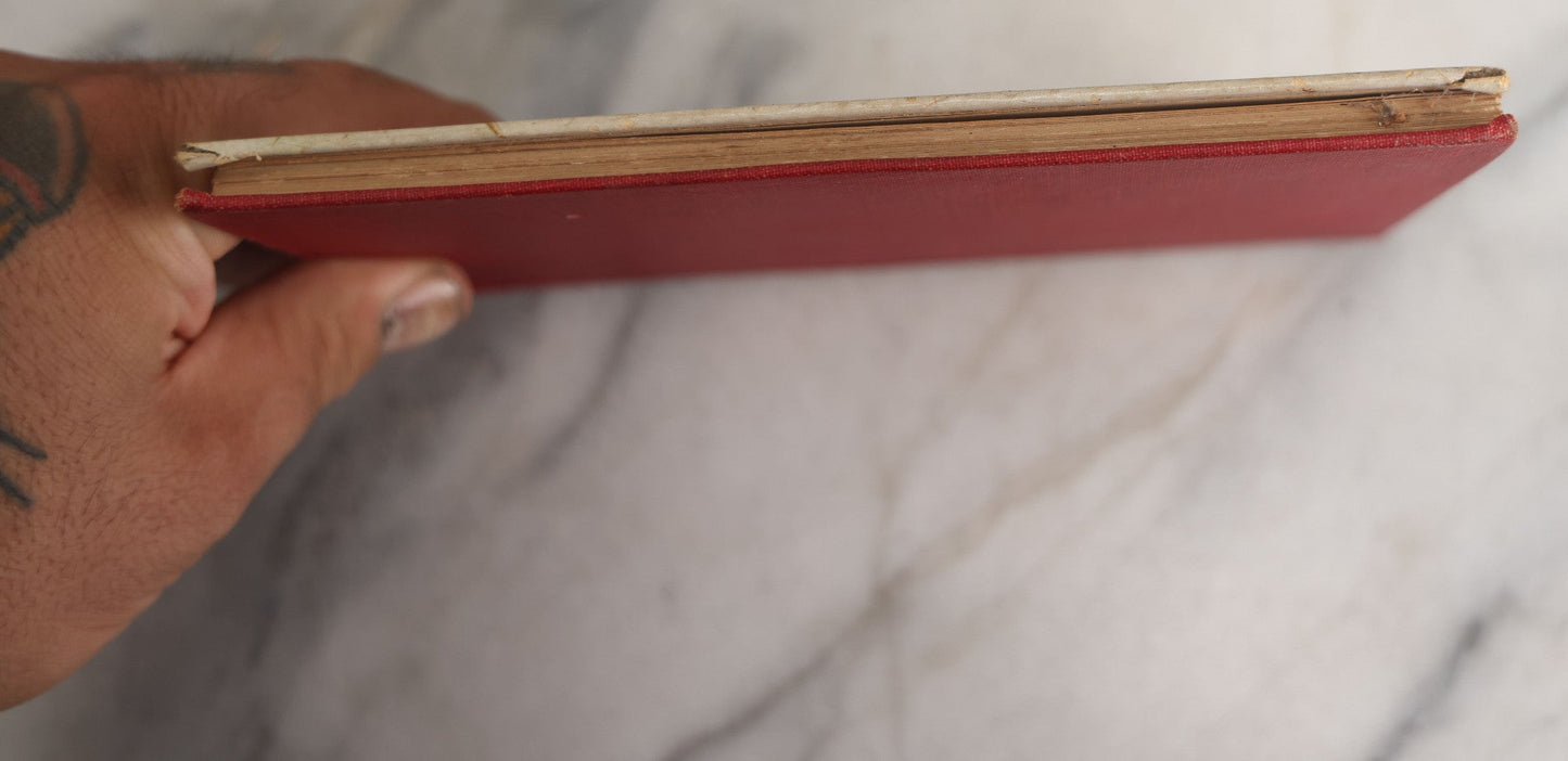 Lot 161 - "The Man Without A Country" Antique Book By Edward Everett Hale, Character And Wisdom Series, Decorative Red Cloth Spine With Gilt Floral Design And Pictorial Cover, H.M. Caldwell Co., Publishers, New York And Boston, Circa 1900