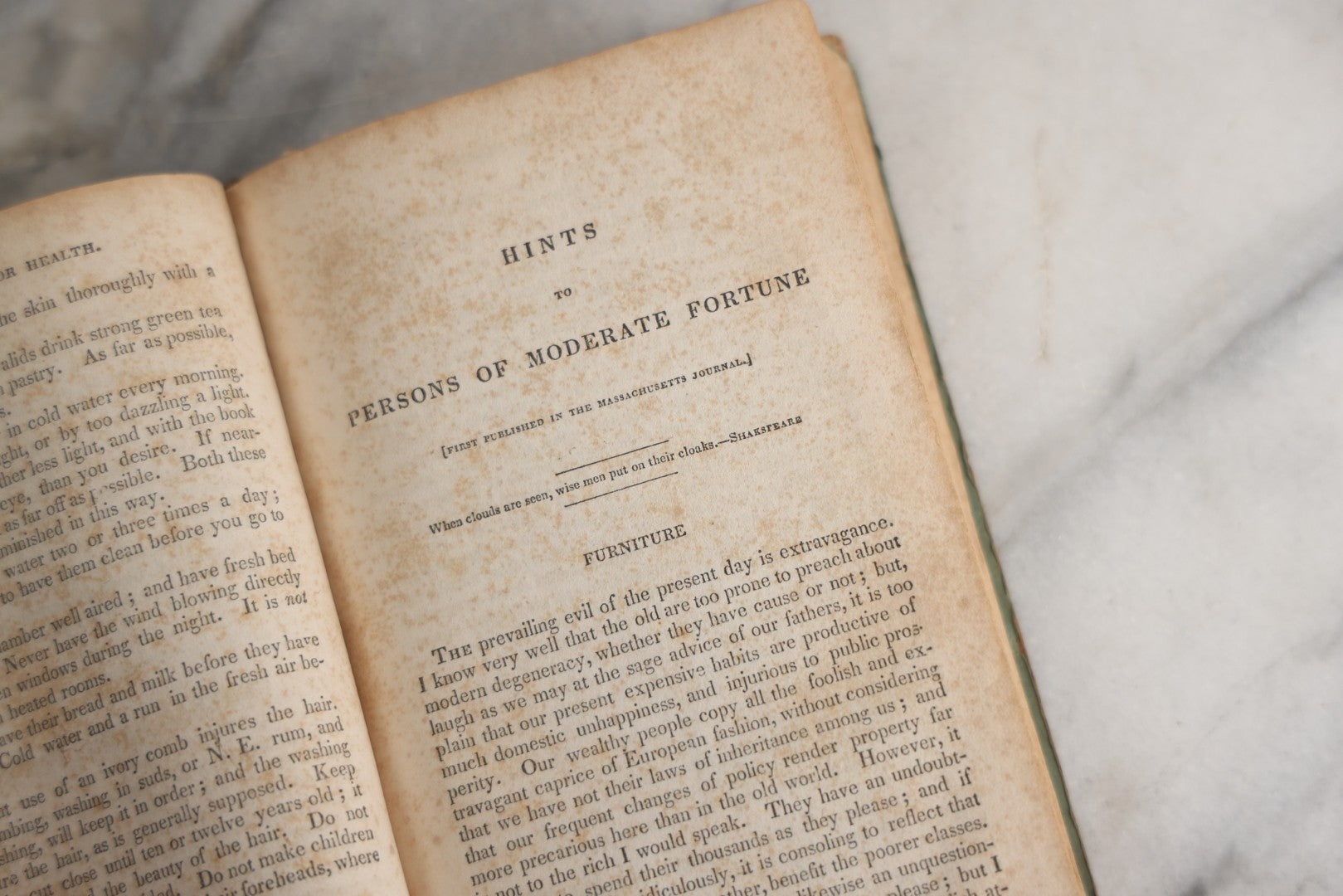Lot 163 - "The American Frugal Housewife" Antique Household Economy Book By Mrs. Child, Illustrated With Meat Cut Diagrams For Mutton, Pork, Veal, And Beef, Samuel S. & William Wood, Publishers, New York, 1833