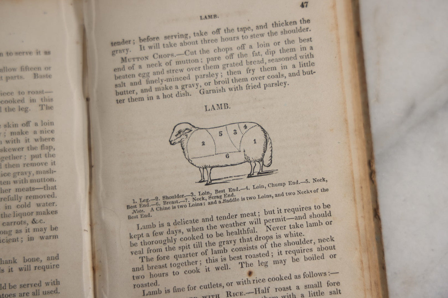 Lot 164 - "The Way To Live Well, And To Be Well While We Live, Containing Directions For Choosing And Preparing Food, In Regard To Health, Economy, And Taste" Antique Book By Mrs. S.J. Hale, Horace Wentworth, Publisher, Boston, 1851