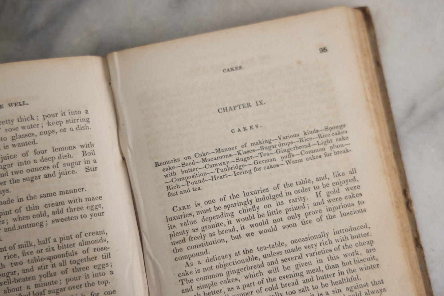 Lot 164 - "The Way To Live Well, And To Be Well While We Live, Containing Directions For Choosing And Preparing Food, In Regard To Health, Economy, And Taste" Antique Book By Mrs. S.J. Hale, Horace Wentworth, Publisher, Boston, 1851