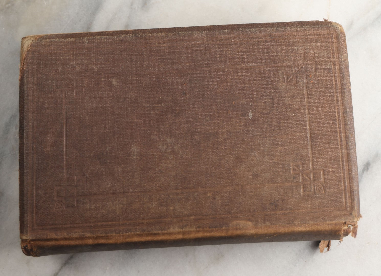 Lot 177 - "Catechism Of The Locomotive" Antique Railroad Engineering Book By Matthias Nace Forney, Brown Cloth Boards With Gilt Spine Titles, Note Significant Wear To Spine And Edges, Title Page Missing, Circa Late 19th Century