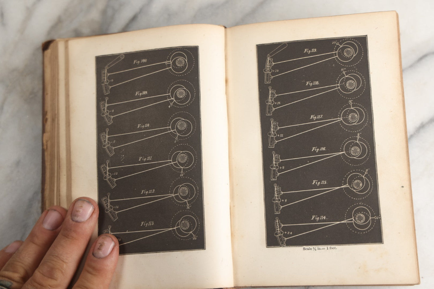 Lot 177 - "Catechism Of The Locomotive" Antique Railroad Engineering Book By Matthias Nace Forney, Brown Cloth Boards With Gilt Spine Titles, Note Significant Wear To Spine And Edges, Title Page Missing, Circa Late 19th Century