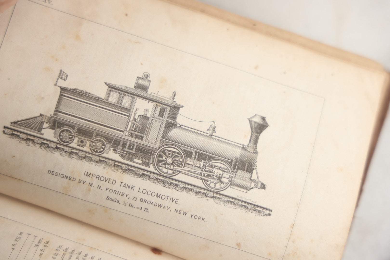 Lot 177 - "Catechism Of The Locomotive" Antique Railroad Engineering Book By Matthias Nace Forney, Brown Cloth Boards With Gilt Spine Titles, Note Significant Wear To Spine And Edges, Title Page Missing, Circa Late 19th Century