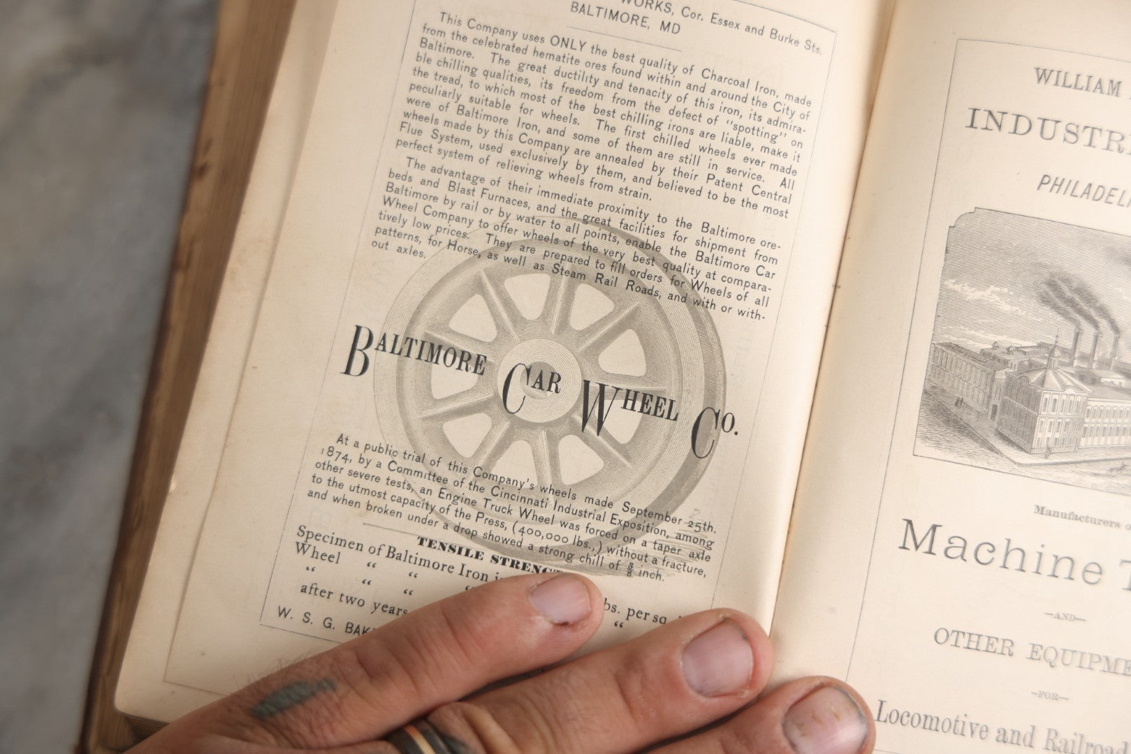 Lot 177 - "Catechism Of The Locomotive" Antique Railroad Engineering Book By Matthias Nace Forney, Brown Cloth Boards With Gilt Spine Titles, Note Significant Wear To Spine And Edges, Title Page Missing, Circa Late 19th Century