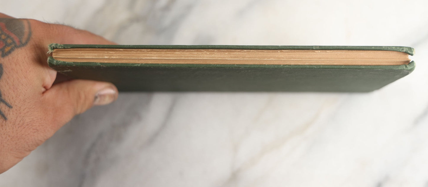 Lot 179 - "Trees Of Worcester" Antique Local Botanical Reference Book By Arabella H. Tucker, With Photographs By Juliet Porter, Gilt-Stamped Green Cloth Boards With Decorative Tree Motif, Putnam, Davis & Co., Publishers, Worcester, Massachusetts, 1894