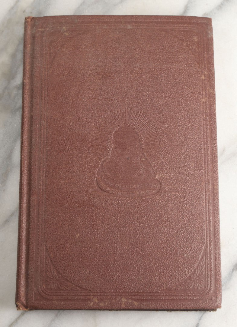 Lot 181 - "Life Of Christ" Antique Salesman’S Dummy Book By Rev. John Fleetwood, D.D., Profusely Illustrated With Engraved Plates, Ornate Gilt-Embossed Leather Boards With Decorative Spine And Sample Bindings, Bradley & Co., Philadelphia, 1870