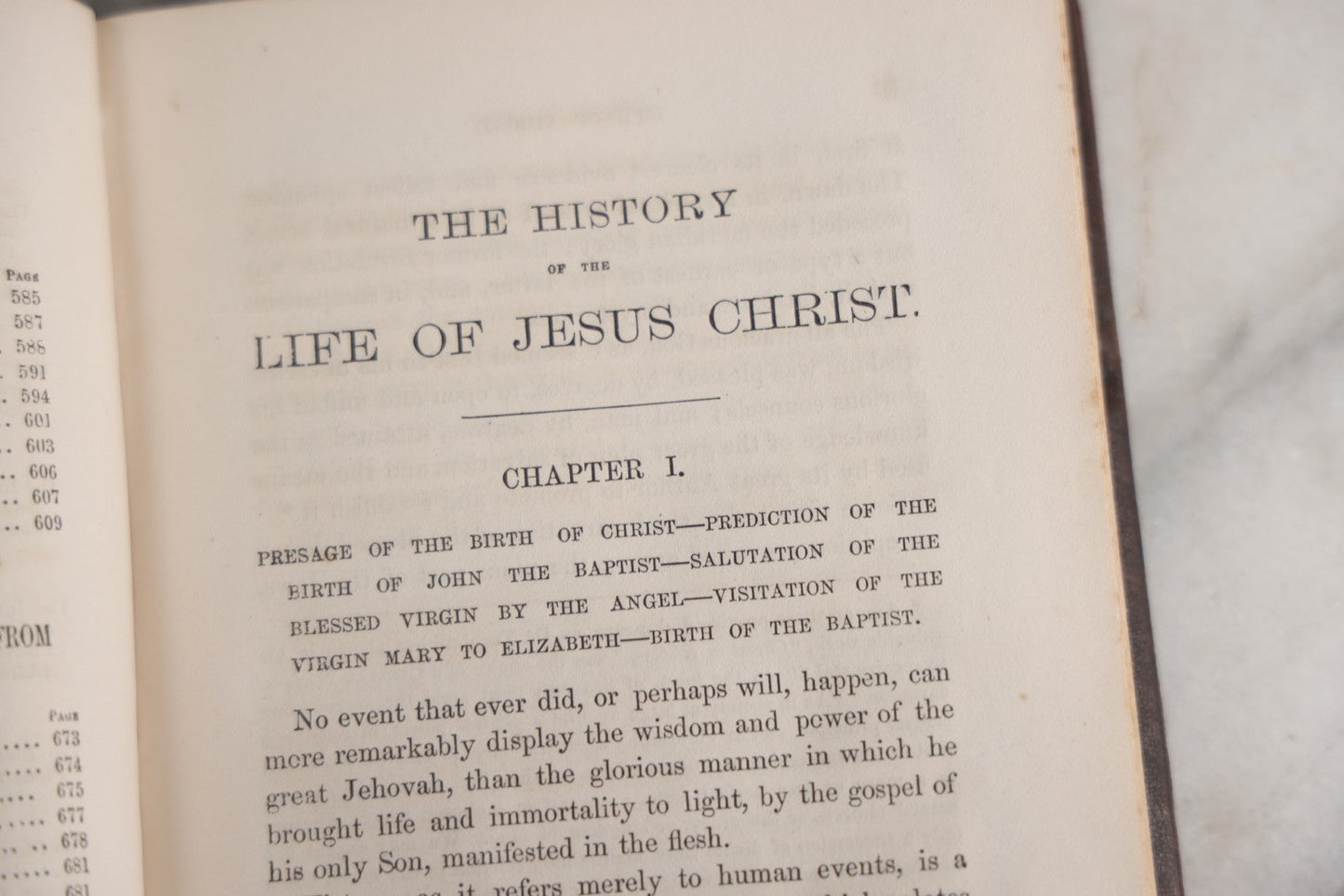 Lot 181 - "Life Of Christ" Antique Salesman’S Dummy Book By Rev. John Fleetwood, D.D., Profusely Illustrated With Engraved Plates, Ornate Gilt-Embossed Leather Boards With Decorative Spine And Sample Bindings, Bradley & Co., Philadelphia, 1870