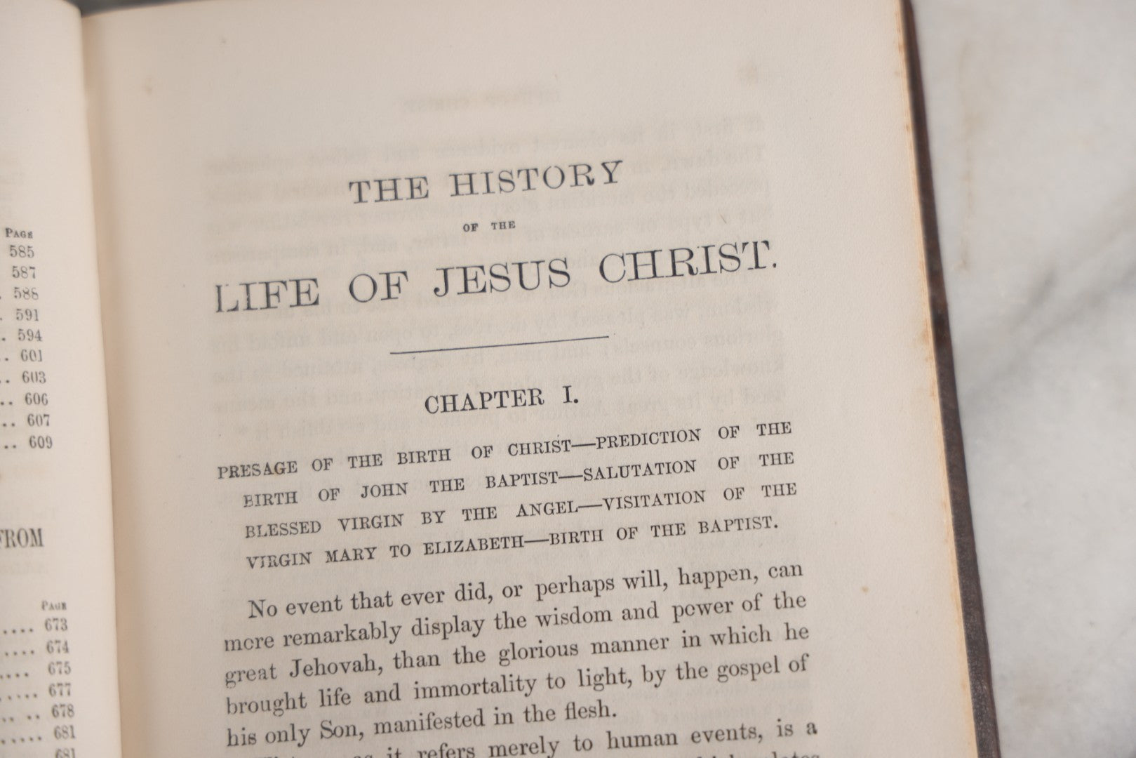 Lot 181 - "Life Of Christ" Antique Salesman’S Dummy Book By Rev. John Fleetwood, D.D., Profusely Illustrated With Engraved Plates, Ornate Gilt-Embossed Leather Boards With Decorative Spine And Sample Bindings, Bradley & Co., Philadelphia, 1870