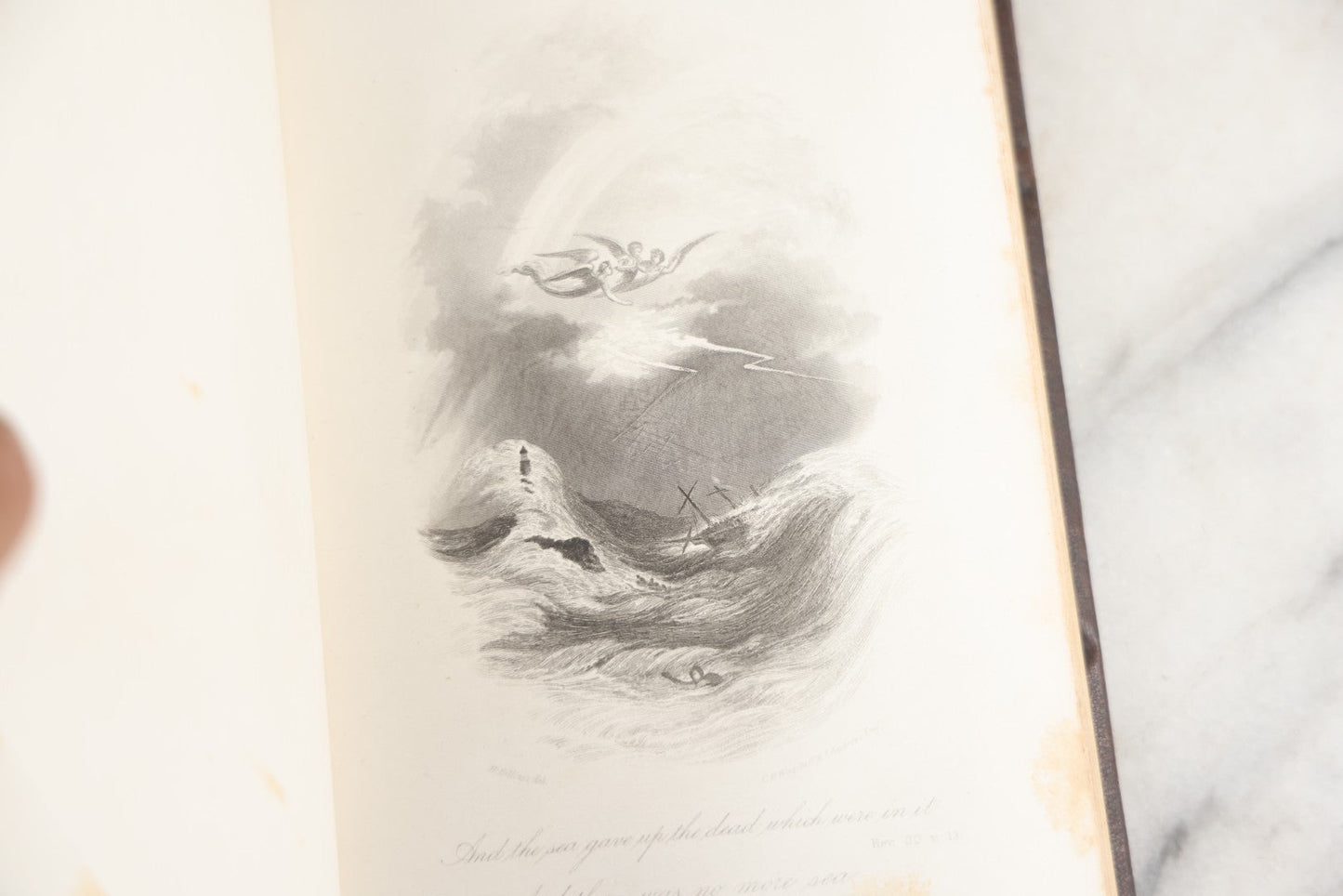 Lot 181 - "Life Of Christ" Antique Salesman’S Dummy Book By Rev. John Fleetwood, D.D., Profusely Illustrated With Engraved Plates, Ornate Gilt-Embossed Leather Boards With Decorative Spine And Sample Bindings, Bradley & Co., Philadelphia, 1870
