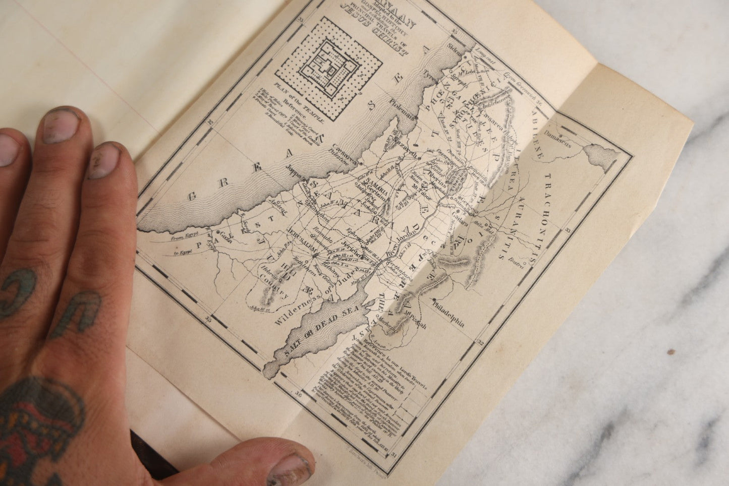 Lot 181 - "Life Of Christ" Antique Salesman’S Dummy Book By Rev. John Fleetwood, D.D., Profusely Illustrated With Engraved Plates, Ornate Gilt-Embossed Leather Boards With Decorative Spine And Sample Bindings, Bradley & Co., Philadelphia, 1870
