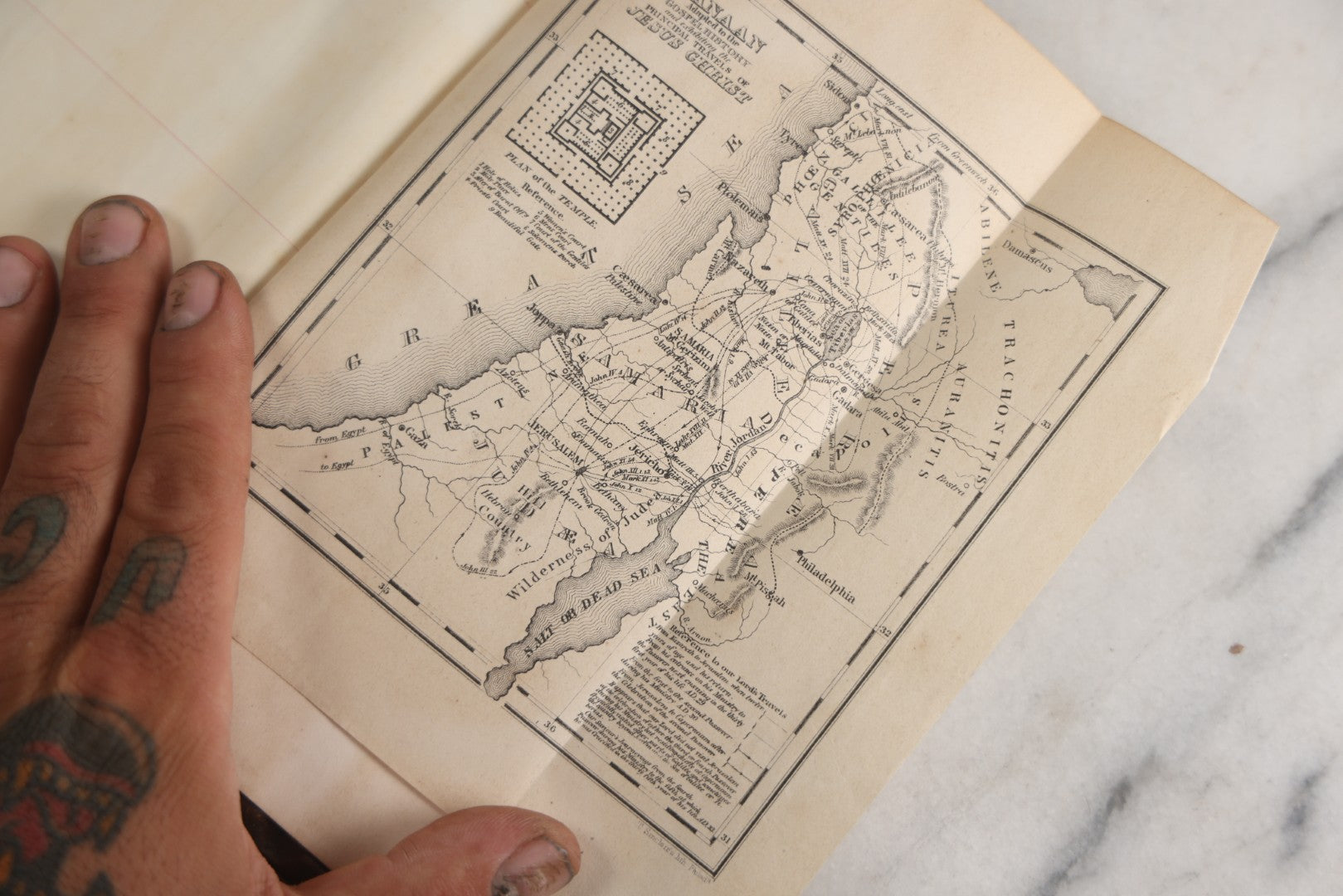 Lot 181 - "Life Of Christ" Antique Salesman’S Dummy Book By Rev. John Fleetwood, D.D., Profusely Illustrated With Engraved Plates, Ornate Gilt-Embossed Leather Boards With Decorative Spine And Sample Bindings, Bradley & Co., Philadelphia, 1870
