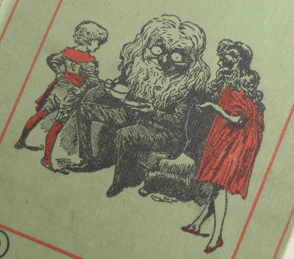 Lot 188 - Pair Of Antique Books, "Sylvie And Bruno" And "Sylvie And Bruno Concluded" By Lewis Carroll, Matching Illustrated Green Cloth Covers With Red And Black Designs, Macmillan And Co., Limited, Publisher, London, 1898