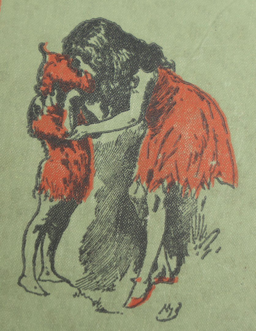 Lot 188 - Pair Of Antique Books, "Sylvie And Bruno" And "Sylvie And Bruno Concluded" By Lewis Carroll, Matching Illustrated Green Cloth Covers With Red And Black Designs, Macmillan And Co., Limited, Publisher, London, 1898