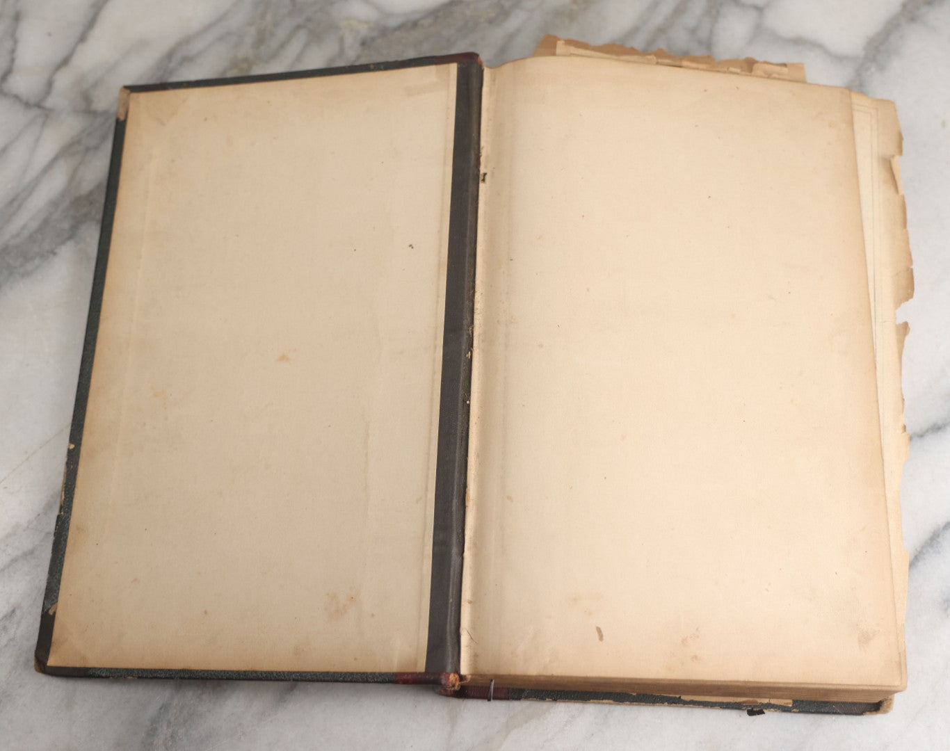 Lot 190 - Antique German Illustrated Religious Book Including Scraps Found In Its Pages, Craft Grade Condition