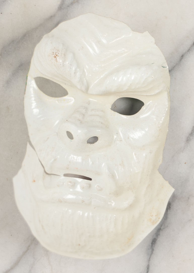 Lot 196 - Vintage Ben Cooper Hairy & Scary Halloween Costume In Box, Werewolf, With Partial Mask, Plastic Costume, Ben Cooper Inc., Brooklyn, New York, 1978, Note Mask Badly Damaged